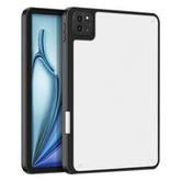 Étui pour tablette iPad Air 13 (2025) / (2024) / Pro 12.9 (2022) / (2021) / (2020) / (2018), coque mate en acrylique et PC avec porte-crayon