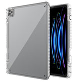 Étui pour tablette iPad Air 13 (2025) / (2024) / Pro 12.9 (2022) / (2021) / (2020) / (2018), protection des coins en acrylique transparent + coque en TPU