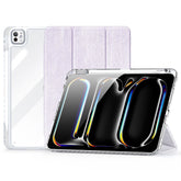 DUX DUCIS Unid Series For iPad Pro 11 (2024) Clear Case TPU+PC+Leather Cover with Auto Wake / Sleep