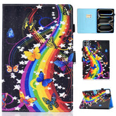 For iPad Pro 11 (2024) Case PU Leather+TPU Tablet Protective Cover Pattern Printing Full Protection Shell