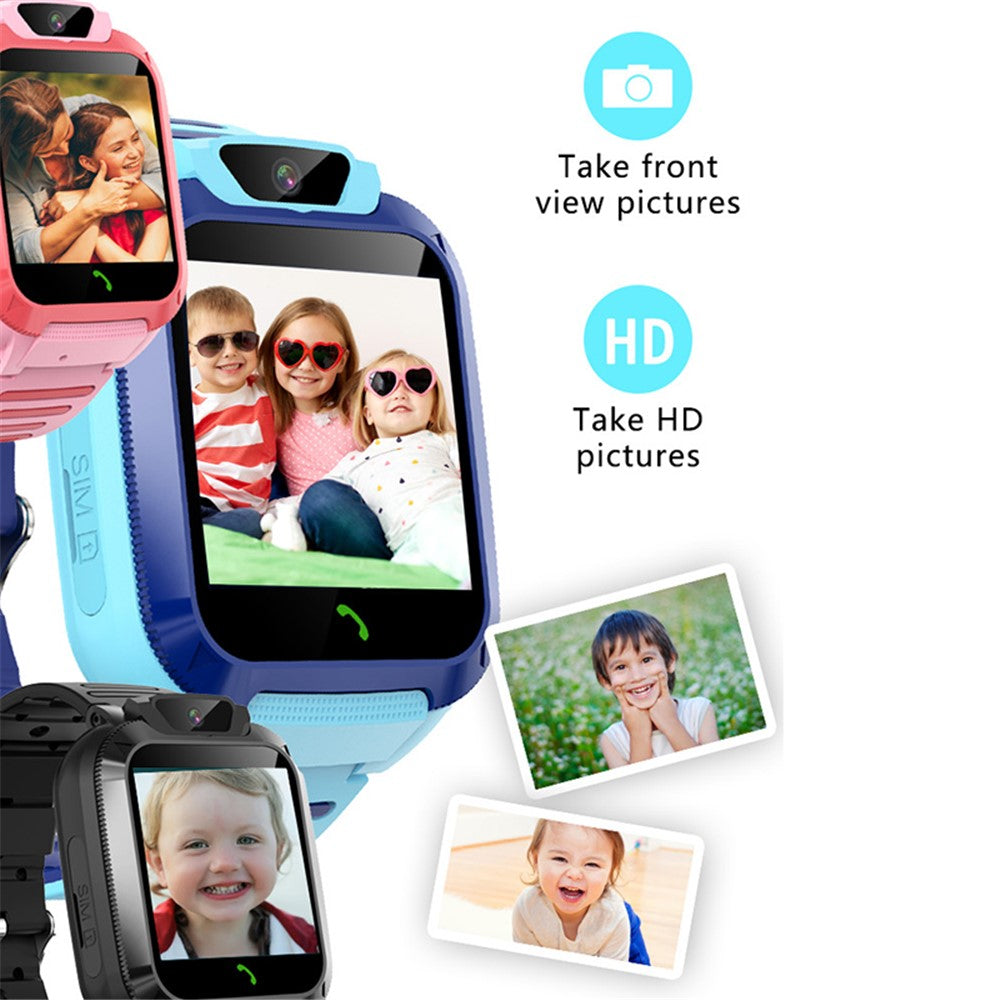 DH11 1.44 inch Touch Screen 4G Kids Watch WiFi LBS Position Tracker SOS Video Call Bracelet - TechGearPal