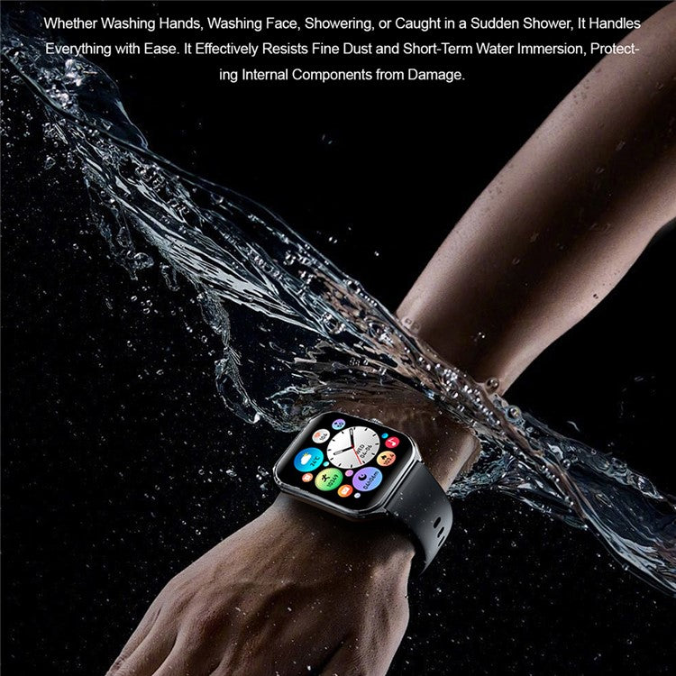MT61 Ultra Thin Smart Watch 1.96 Inch AMOLED Curved Screen Bluetooth-Compatible Calling Health Monitor, Steel Strap - TechGearPal