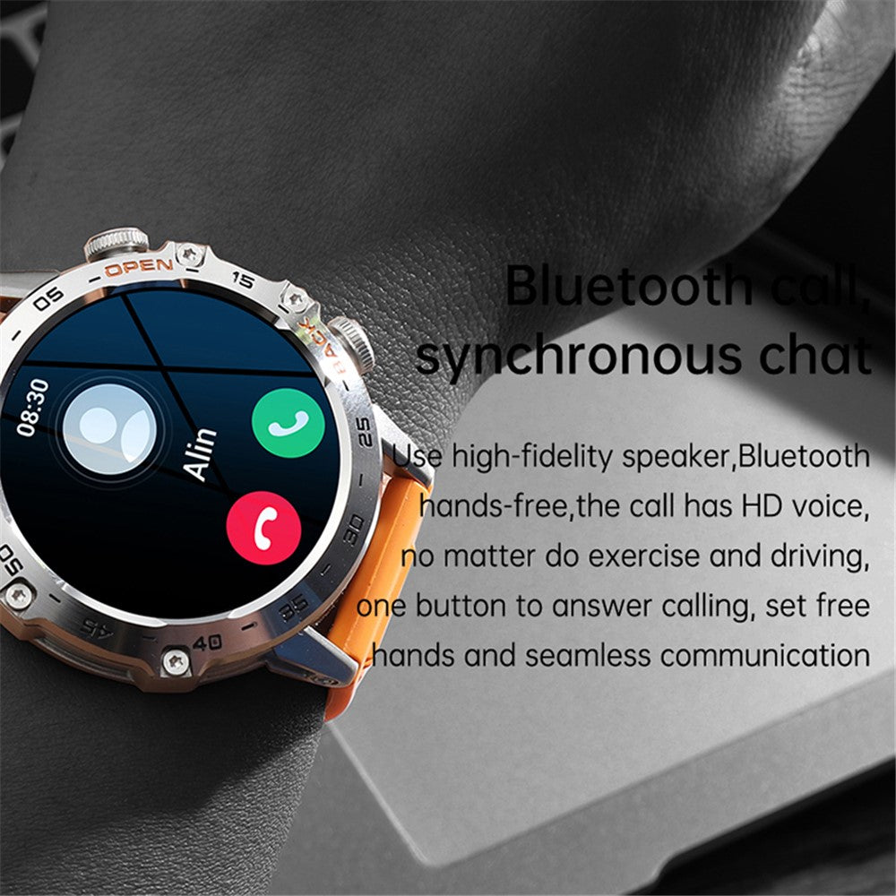 K52 1.39 inch IPS Display Smart Watch Heart Rate Monitor Bluetooth-Compatible Talk Long Standby Sports Bracelet - TechGearPal