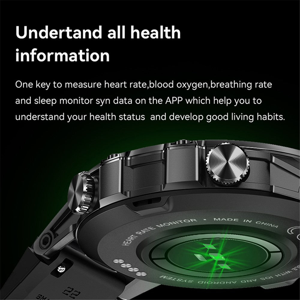 K52 1.39 inch IPS Display Smart Watch Heart Rate Monitor Bluetooth-Compatible Talk Long Standby Sports Bracelet - TechGearPal