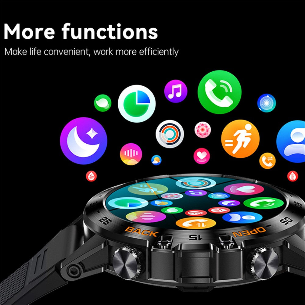 K52 1.39 inch IPS Display Smart Watch Heart Rate Monitor Bluetooth-Compatible Talk Long Standby Sports Bracelet - TechGearPal