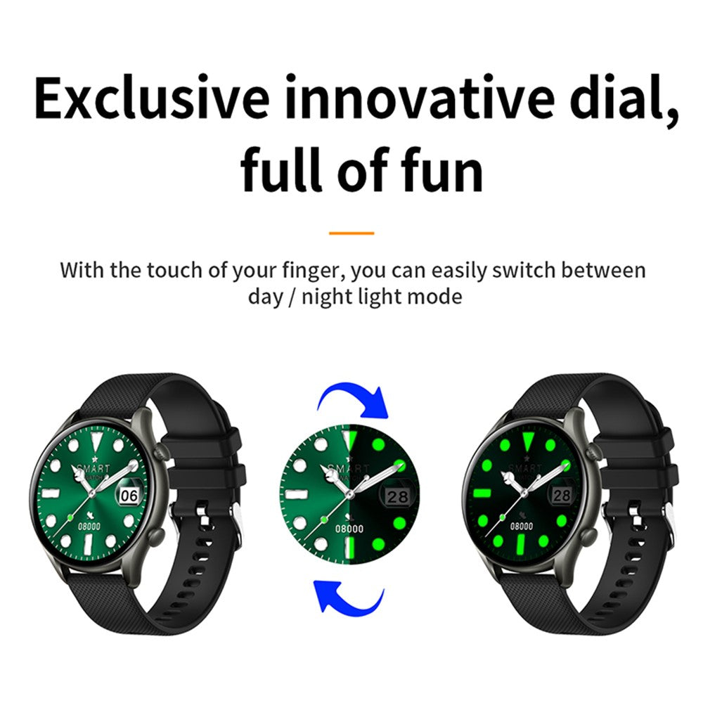 KT60 1.39-inch Fitness Tracker Bluetooth-compatible Call Voice Assistant Waterproof Smart Bracelet - TechGearPal