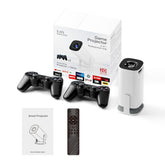 P30 MAX Android 11 WiFi 6 4K 1080P Bluetooth-compatible Smart Projector with 2 Handheld Game Controllers