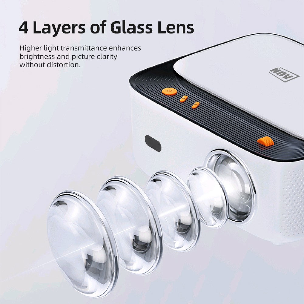 AUN Z5S Portable Full HD Home Cinema 1080P Android Video Projector 4K Movie Decode 3D Mini Smart Theater