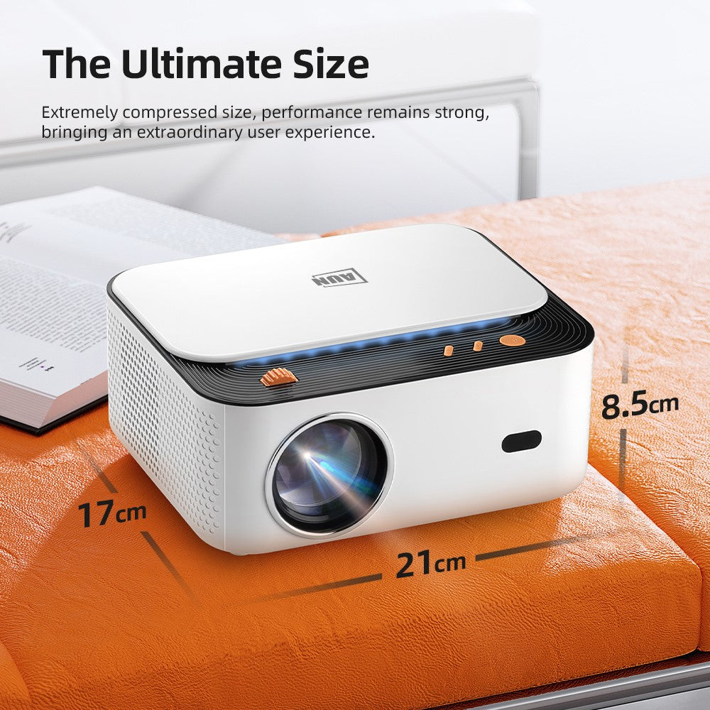 AUN Z5S Portable Full HD Home Cinema 1080P Android Video Projector 4K Movie Decode 3D Mini Smart Theater