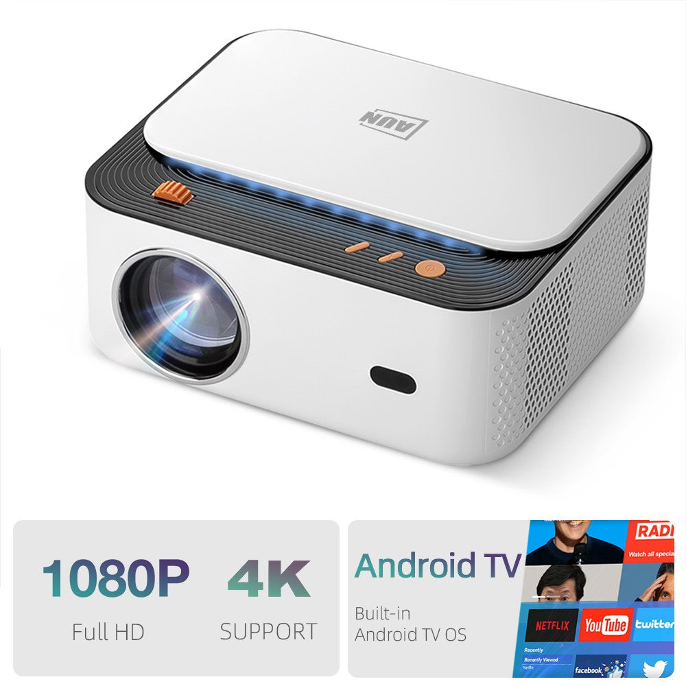 AUN Z5S Portable Full HD Home Cinema 1080P Android Video Projector 4K Movie Decode 3D Mini Smart Theater