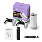 S40 Ultra Portable Projector Android Gaming Projector LED 1024x600P 120 ANSI Lumens 30-100 Inch Scree - TechGearPal