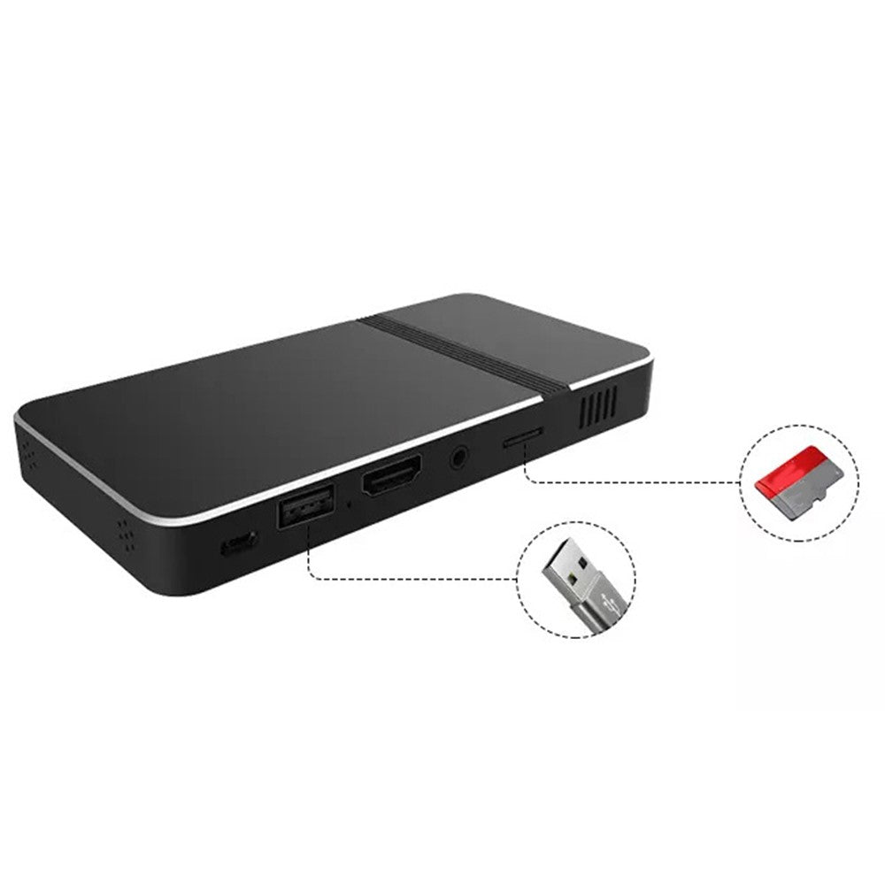 HOTACK D016 Mini Smart Projector Video Projection Home Theater Outdoor Camping Portable Projector with Power Bank Function