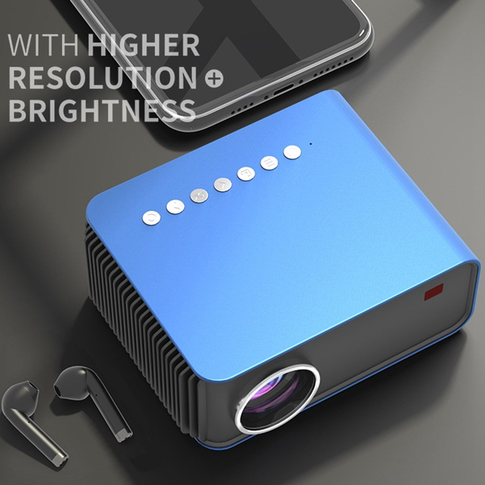T4 Portable Mini Projector WiFi Mobile Phone Screen Mirroring Home Theater LED Video Projector