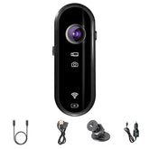 C3 Pro Thumb Action Camera 1080P HD Small Body Camera with Car Holder Car Charger for POV Vlogging Recording - TechGearPal