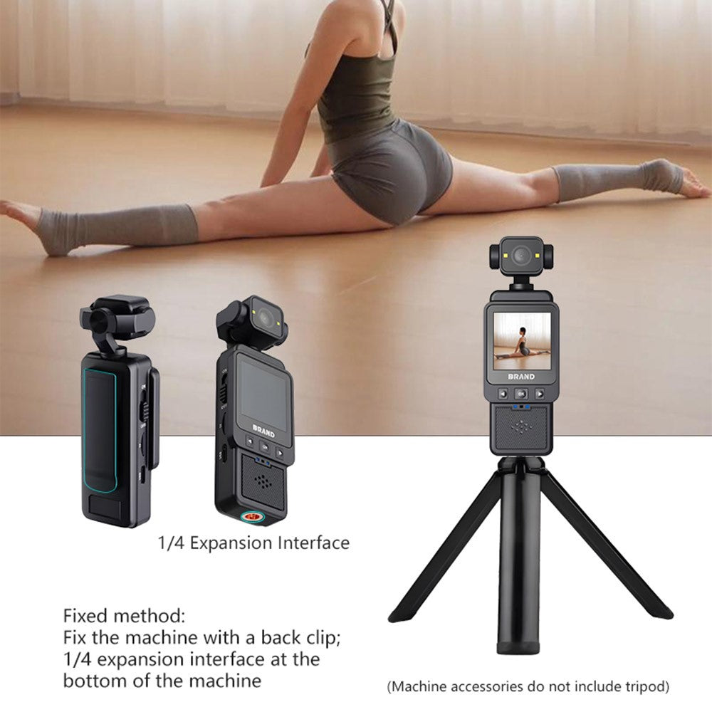DV01 1.6 Inch 1080P HD Action Camera Loop Recording Outdoor Vlog Shooting WiFi Camcorder Built In Fill Light - TechGearPal