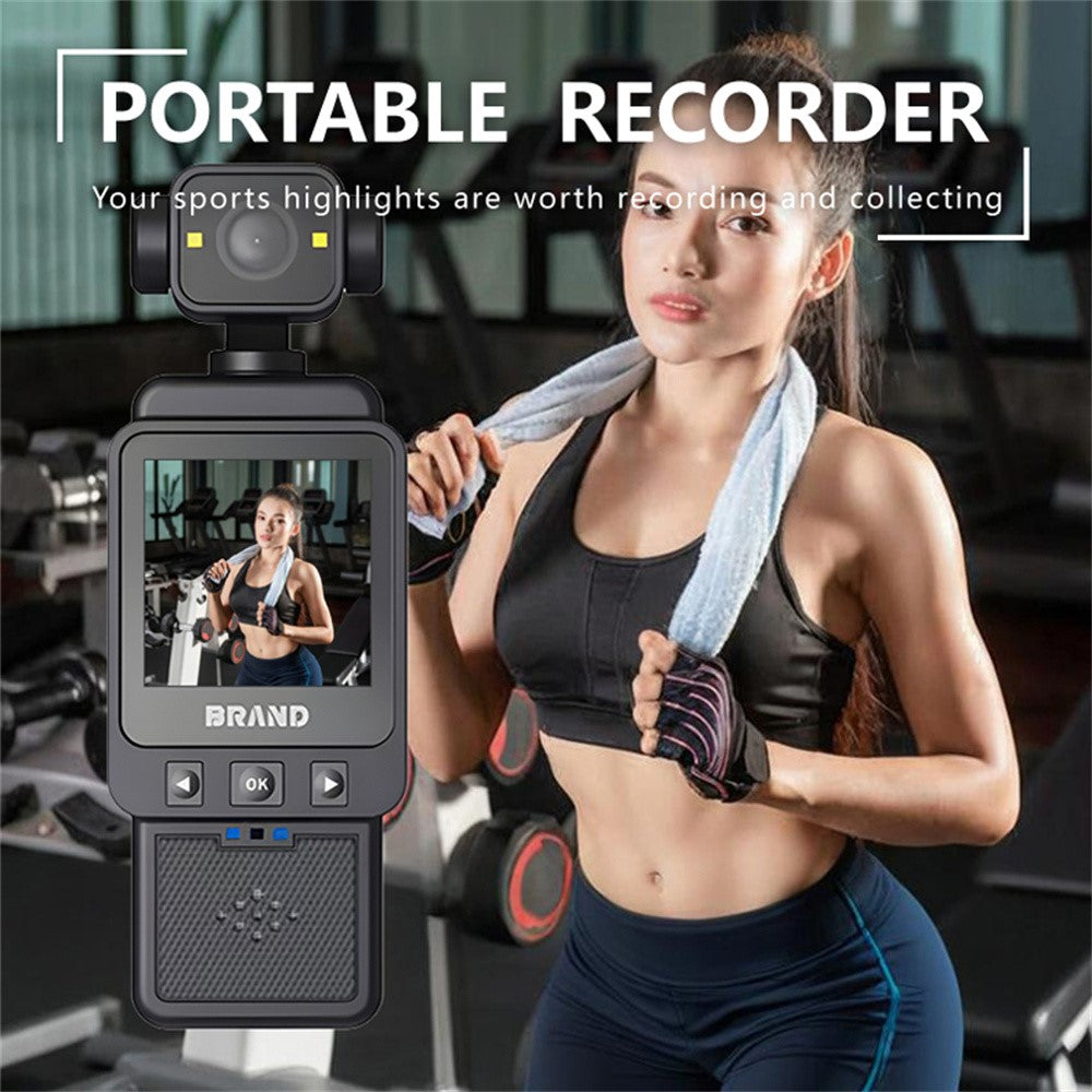 DV01 1.6 Inch 1080P HD Action Camera Loop Recording Outdoor Vlog Shooting WiFi Camcorder Built In Fill Light - TechGearPal