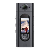 LK2313 Outdoor Sports Cycling WIFI Camera 180 Degree Rotatable Lens IP65 Waterproof HD Action Camera with Back Clip - TechGearPal