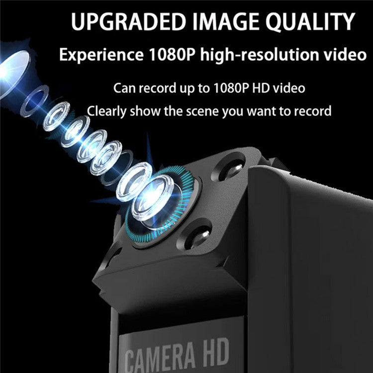 L16 HD Action Camera Night Vision Law Enforcement Sound Recording Video Recorder, No Memory Card - TechGearPal