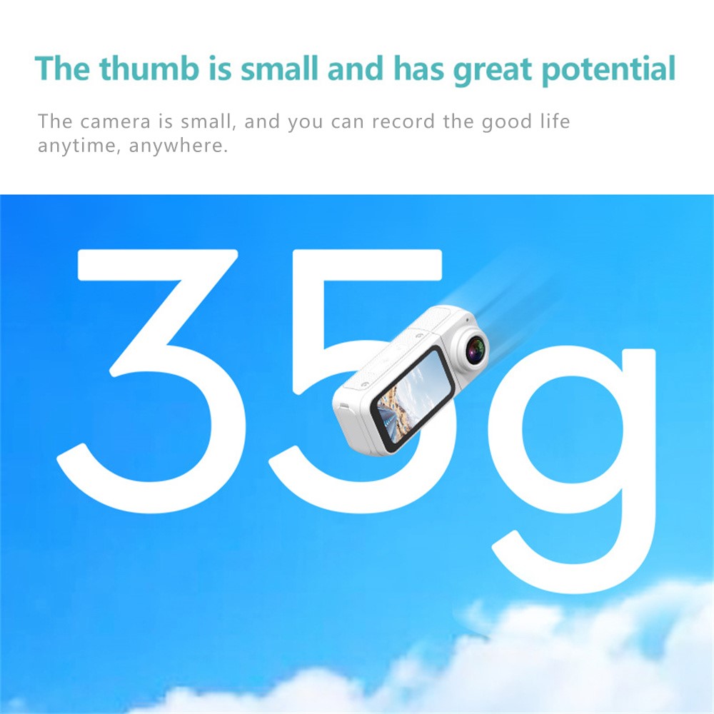 S70 Thumb Camera Rotation Lens WiFi DV Camera 2.7K HD First Person View Sports Cycling Camera with 32G Memory Card - TechGearPal