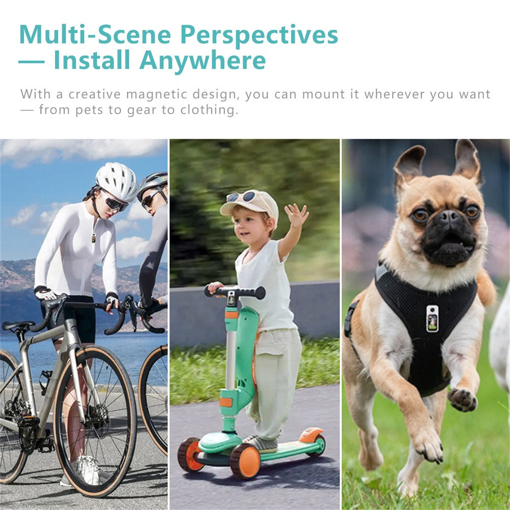 S70 Thumb Camera Rotation Lens WiFi DV Camera 2.7K HD First Person View Sports Cycling Camera with 32G Memory Card - TechGearPal