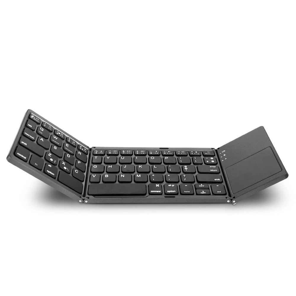 Wireless Bluetooth-Compatible Keyboard Mini Tri-Fold Keyboard with Touchpad for Tablet Phone Computer - TechGearPal