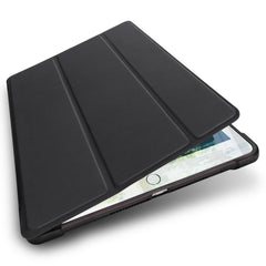 Leather Case for iPad 9.7-inch (2018) / (2017) / iPad Air 2 / Air (2013) Tri-Fold Stand Auto Sleep / Wake Cover with Pencil Holder