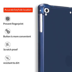 Leather Case for iPad 9.7-inch (2018) / (2017) / iPad Air 2 / Air (2013) Tri-Fold Stand Auto Sleep / Wake Cover with Pencil Holder
