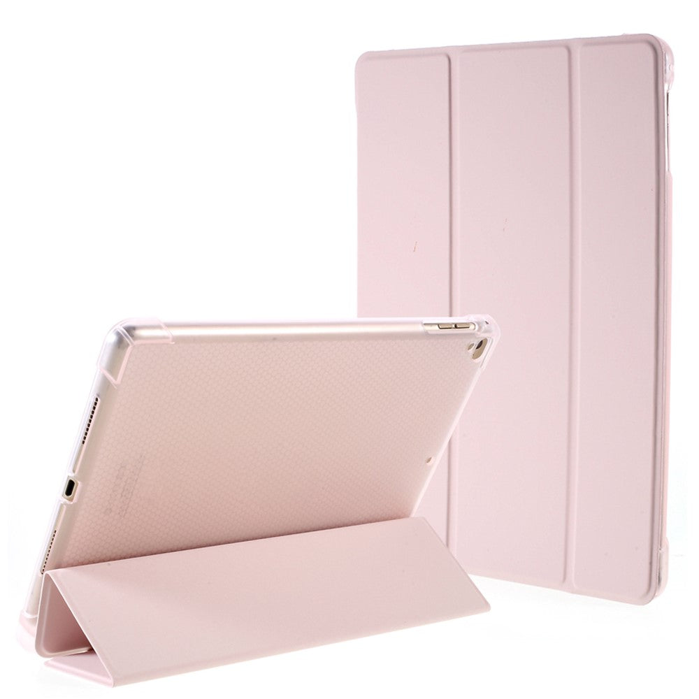 Leather Case for iPad 9.7-inch (2018) / (2017) / iPad Air 2 / Air (2013) Tri-Fold Stand Auto Sleep / Wake Cover with Pencil Holder