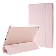 Leather Case for iPad 9.7-inch (2018) / (2017) / iPad Air 2 / Air (2013) Tri-Fold Stand Auto Sleep / Wake Cover with Pencil Holder