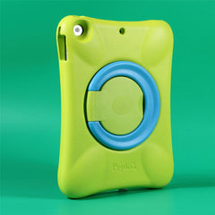 Étui antichoc PEPKOO Cool EVA avec béquille rotative à 360 degrés pour iPad 9,7 pouces (2018) / (2017)