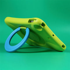 Étui antichoc PEPKOO Cool EVA avec béquille rotative à 360 degrés pour iPad 9,7 pouces (2018) / (2017)