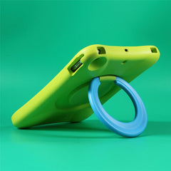 Étui antichoc PEPKOO Cool EVA avec béquille rotative à 360 degrés pour iPad 9,7 pouces (2018) / (2017)