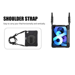 For iPad Air 11 (2025) / (2024) / Air (2020) / Air (2022) / Pro 11 (2022) / (2021) / (2020) / (2018) Kickstand Case with Strap
