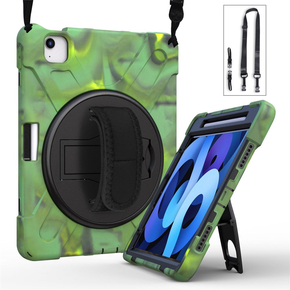 For iPad Air 11 (2025) / (2024) / Air (2020) / Air (2022) / Pro 11 (2022) / (2021) / (2020) / (2018) Kickstand Case with Strap