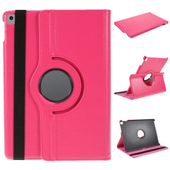 Leather Case for iPad 10.2 (2021) / (2020) / (2019) / Air 10.5 inch (2019) / Pro 10.5 inch (2017) Litchi Texture Rotating Stand Cover