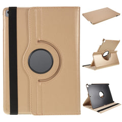 Leather Case for iPad 10.2 (2021) / (2020) / (2019) / Air 10.5 inch (2019) / Pro 10.5 inch (2017) Litchi Texture Rotating Stand Cover