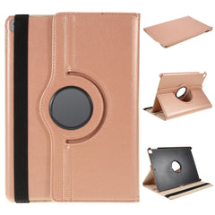 Leather Case for iPad 10.2 (2021) / (2020) / (2019) / Air 10.5 inch (2019) / Pro 10.5 inch (2017) Litchi Texture Rotating Stand Cover
