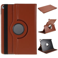 Leather Case for iPad 10.2 (2021) / (2020) / (2019) / Air 10.5 inch (2019) / Pro 10.5 inch (2017) Litchi Texture Rotating Stand Cover