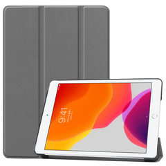 Tri-Fold Stand Tablet Cover for iPad 10.2 (2021) / (2020) / (2019) PU Leather Protective Smart Case with Auto Sleep / Wake