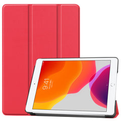 Tri-Fold Stand Tablet Cover for iPad 10.2 (2021) / (2020) / (2019) PU Leather Protective Smart Case with Auto Sleep / Wake