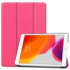 Tri-Fold Stand Tablet Cover for iPad 10.2 (2021) / (2020) / (2019) PU Leather Protective Smart Case with Auto Sleep / Wake