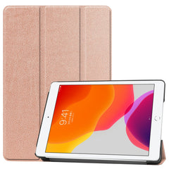 Tri-Fold Stand Tablet Cover for iPad 10.2 (2021) / (2020) / (2019) PU Leather Protective Smart Case with Auto Sleep / Wake