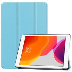 Tri-Fold Stand Tablet Cover for iPad 10.2 (2021) / (2020) / (2019) PU Leather Protective Smart Case with Auto Sleep / Wake