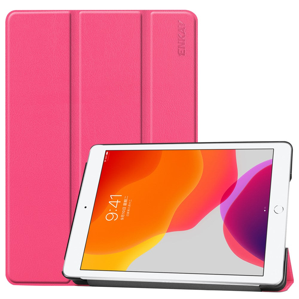 ENKAY HAT PRINCE Smart Leather Cover Shell with Tri-fold Stand Casing for iPad 10.2 (2021)/(2020)/(2019)