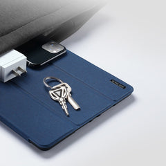 DUX DUCIS DOMO-Serie für iPad 10.2 (2021) / (2020) / (2019) Hülle, dreifach faltbarer Ständer, Smart-Tablet-Cover aus PU-Leder 