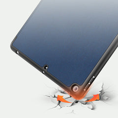 DUX DUCIS DOMO-Serie für iPad 10.2 (2021) / (2020) / (2019) Hülle, dreifach faltbarer Ständer, Smart-Tablet-Cover aus PU-Leder 