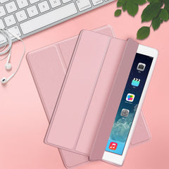 Dreifach faltbare Smart Wake/Sleep Lederhülle [mit Apple Pencil Aufbewahrungsrille] für iPad 10.2 (2021)/(2020)/(2019)/ Air 10,5 Zoll (2019) / Pro 10,5 Zoll (2017) 