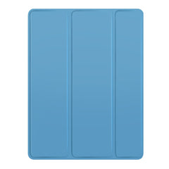 Dreifach faltbare Smart Wake/Sleep Lederhülle [mit Apple Pencil Aufbewahrungsrille] für iPad 10.2 (2021)/(2020)/(2019)/ Air 10,5 Zoll (2019) / Pro 10,5 Zoll (2017) 