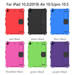 Honeycomb Texture EVA Tablet Hybrid Shell with Shoulder Strap for iPad 10.2 (2021)/(2020)/(2019)/iPad Pro 10.5-inch (2017)/iPad Air 10.5 inch (2019)