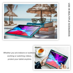 360° drehbarer Ständer, PC + TPU-Tablet-Hülle mit Stiftschlitz und Handschlaufe für iPad Pro 12.9 (2020) / (2018)